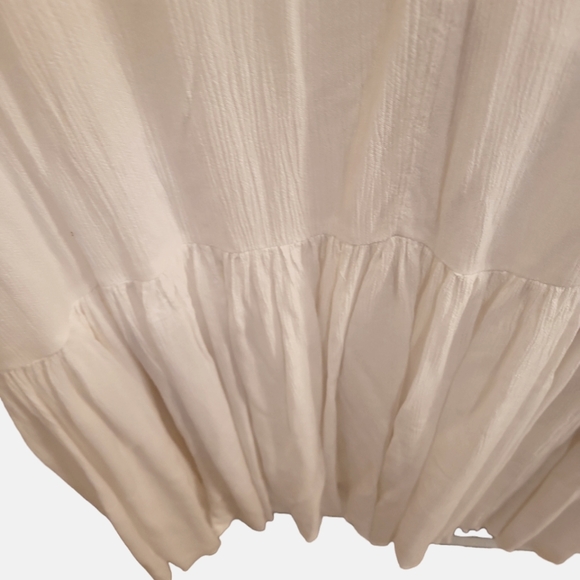 Free People Endless Summer Ruffle Dreamy Mind Float Maxi Dress L - Picture 7 of 10